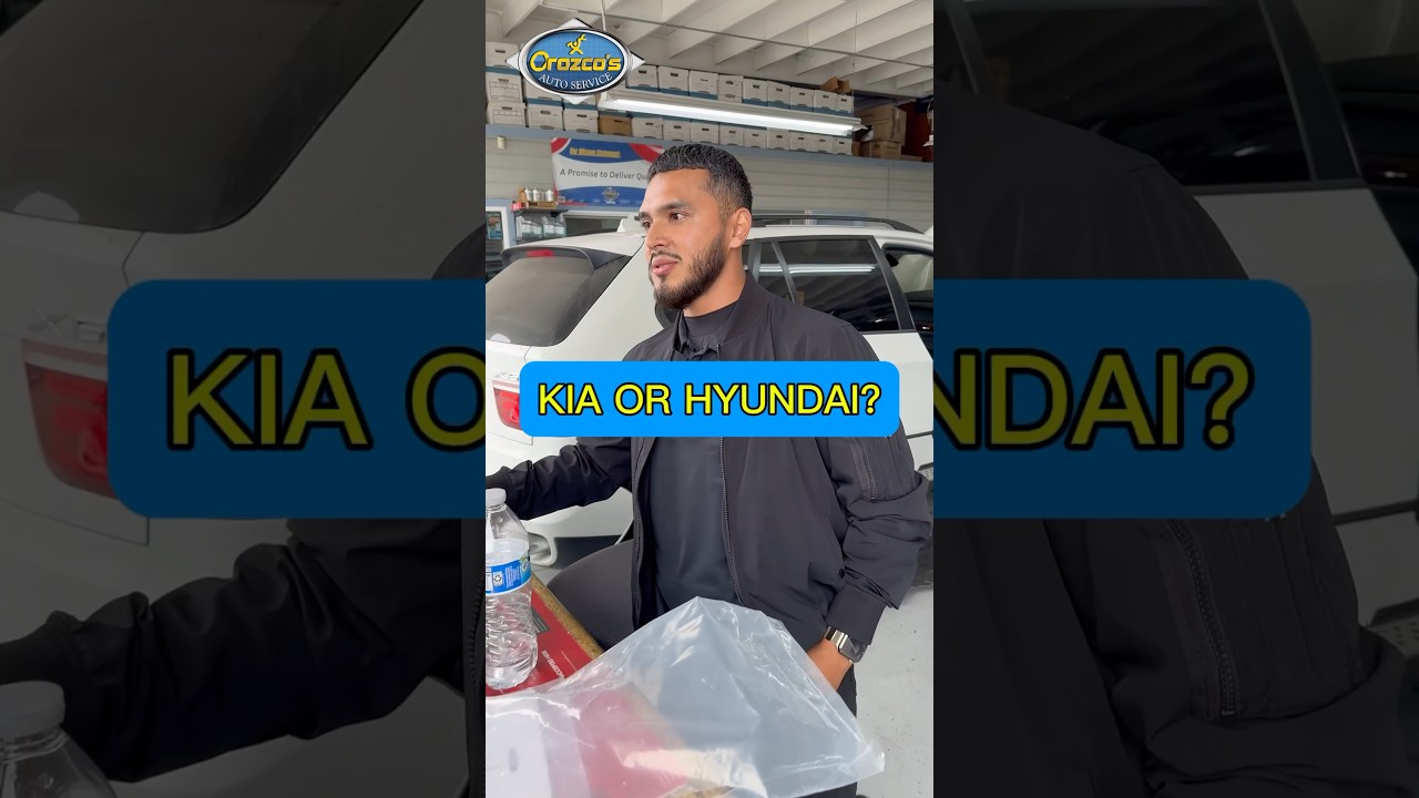 Would you rather choose Kia or Hyundai? 🫣#autorepair #autoshop #kia #hyundai