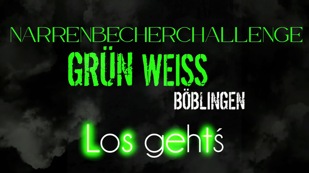 Narrenbecherchallenge 💚🤍