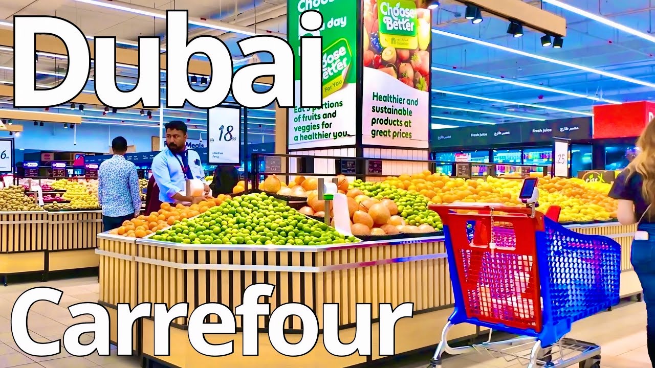 Dubai 🇦🇪 Carrefour Hypermarket Prices 2026 |4K| Dubai Carrefour & Mall of the Emirates Walking Tour
