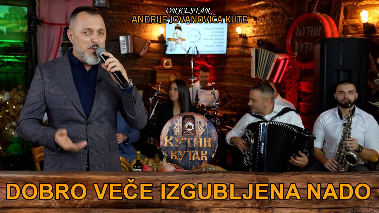 Nenad Manojlovic - Dobro vece izgubljena nado | uzivo | (Ork. Andrije Jovanovica Kute) KUTIN KUTAK