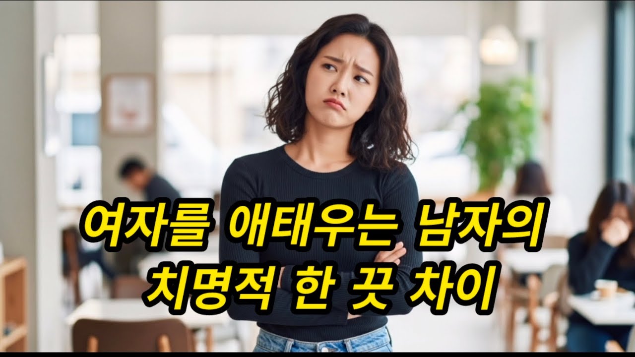 여자를 애태우는 남자의 치명적 한 끗 차이 #여성심리 #중년연애 #50대여성 #60대여성 #남자매력
