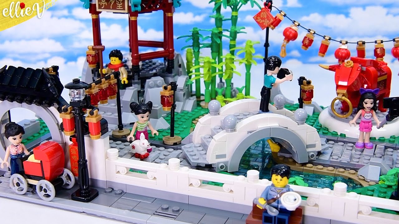 Spring Lantern Festival Lego build, just in time before the new CNY 😬 - absolutely lovely zen garden
