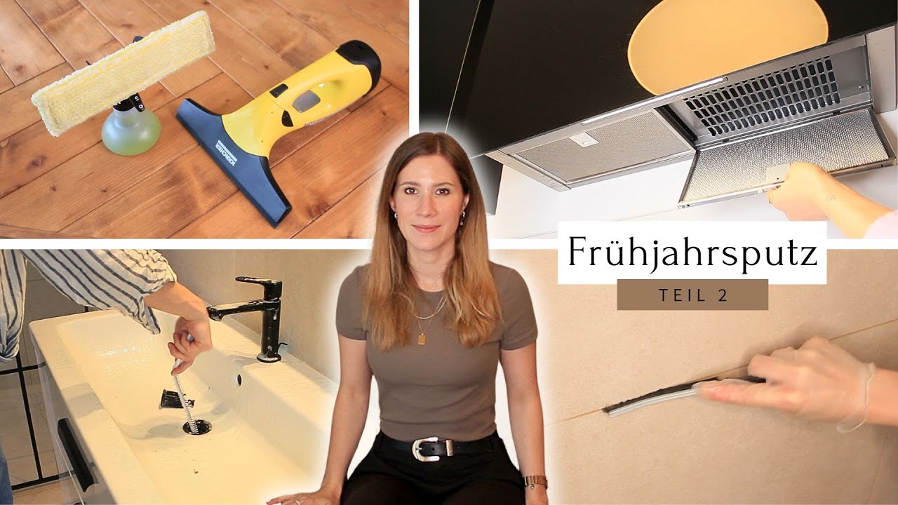 Frühjahrsputz Teil 2 - Bad und Abflüsse reinigen, Küche putzen & Wasserhähne entkalken