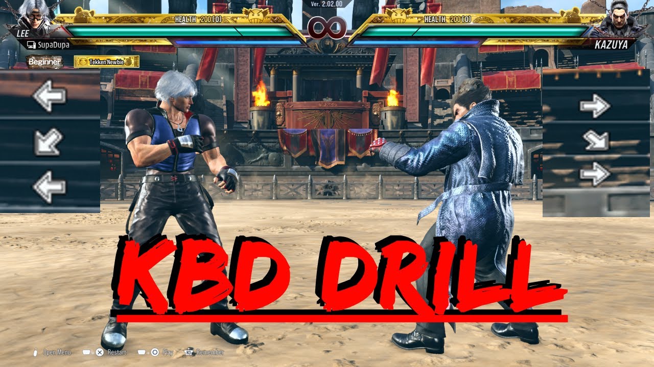 TEKKEN Korean Backdash (KBD) Drill