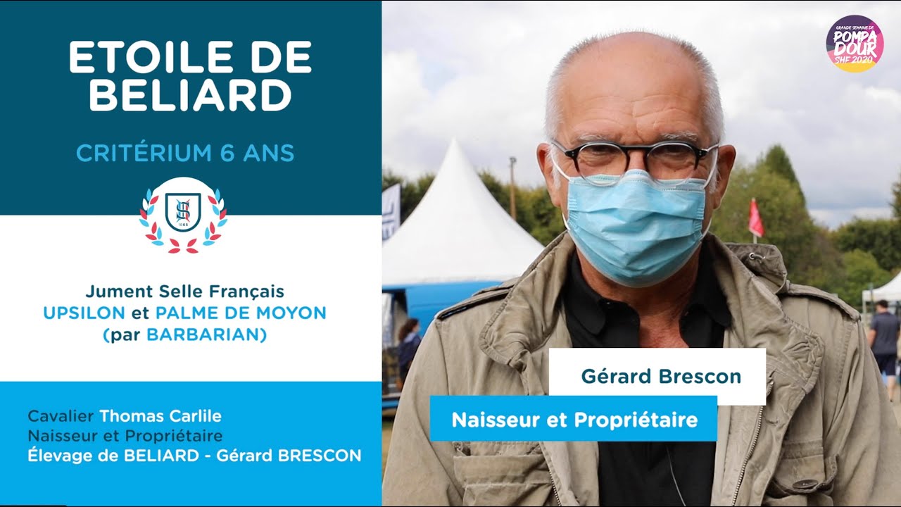 Pompadour 2020 - Interview - Gérard Brescon, naisseur et propriétaire d'ETOILE DE BELIARD