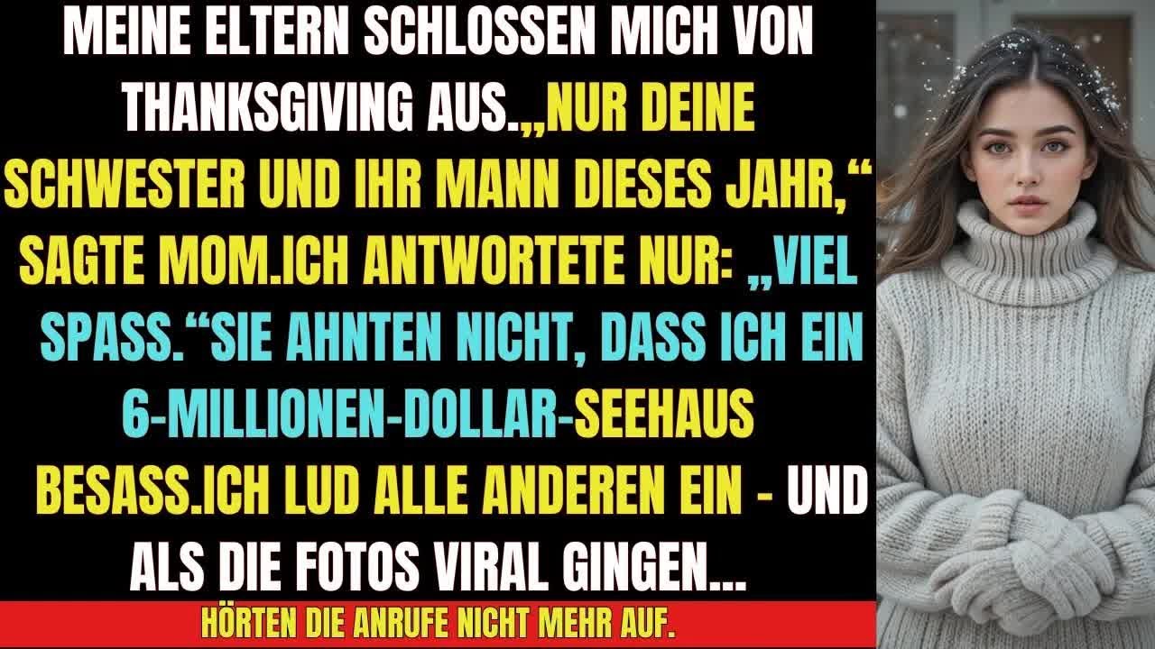 „Sie luden mich nicht ein – sie wussten nicht, dass ich ein 6 Millionen Dollar Seehaus besaß!“