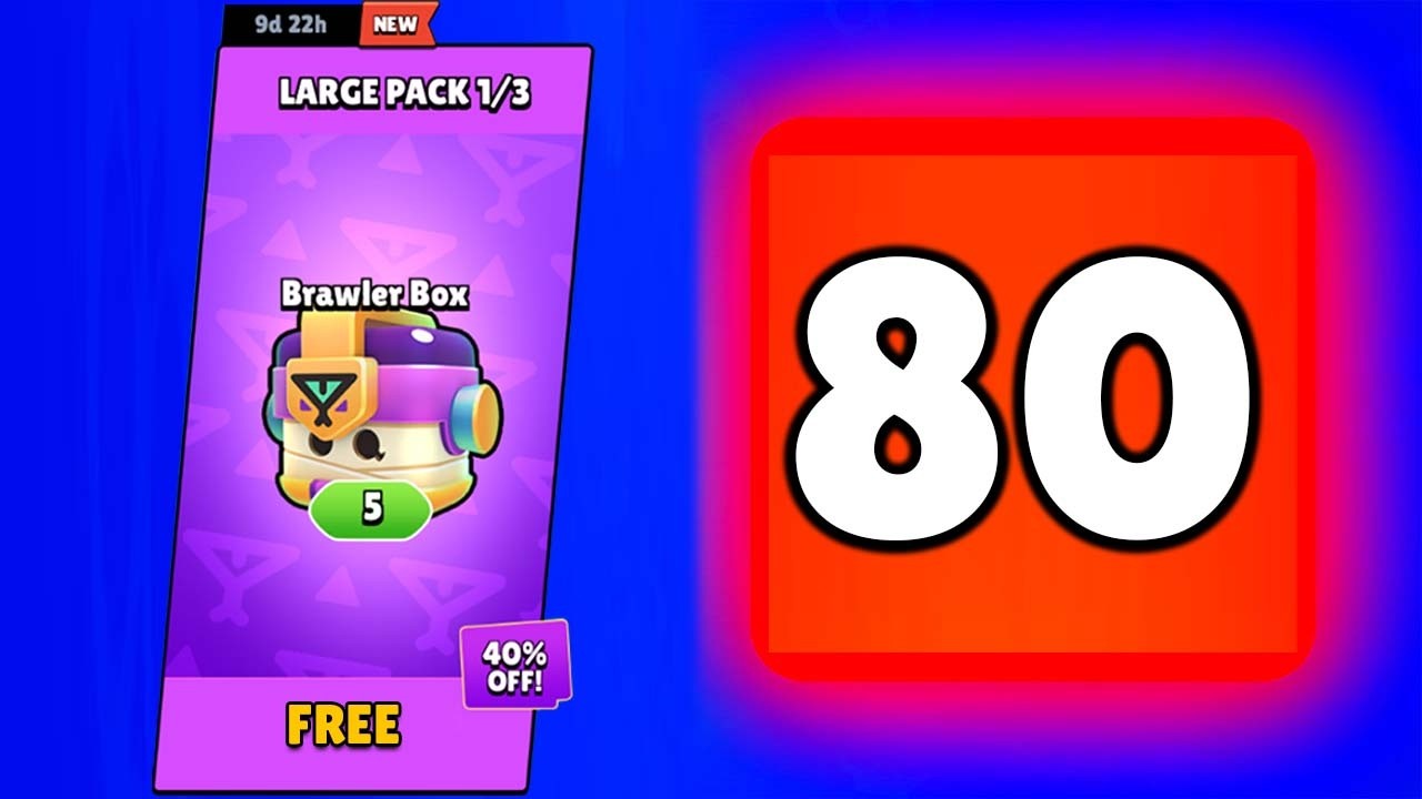 WOOOW +80 PREZENT&Oacute;W NAJIA BOX!!😱✌️ ULTRA LEGENDARNE DARMOWE NAGRODY!🎁 NOWA AKTUALIZACJA BRAWL STA...