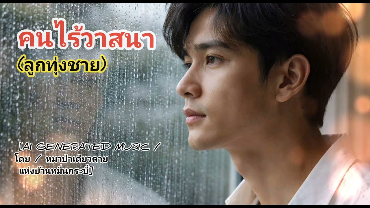 เพลงคนไร้วาสนา(ลูกทุ่งชาย) | AI Generated Music | โดย / หมาป่าเดียวดาย แห่งบ้านหมื่นกระบี่