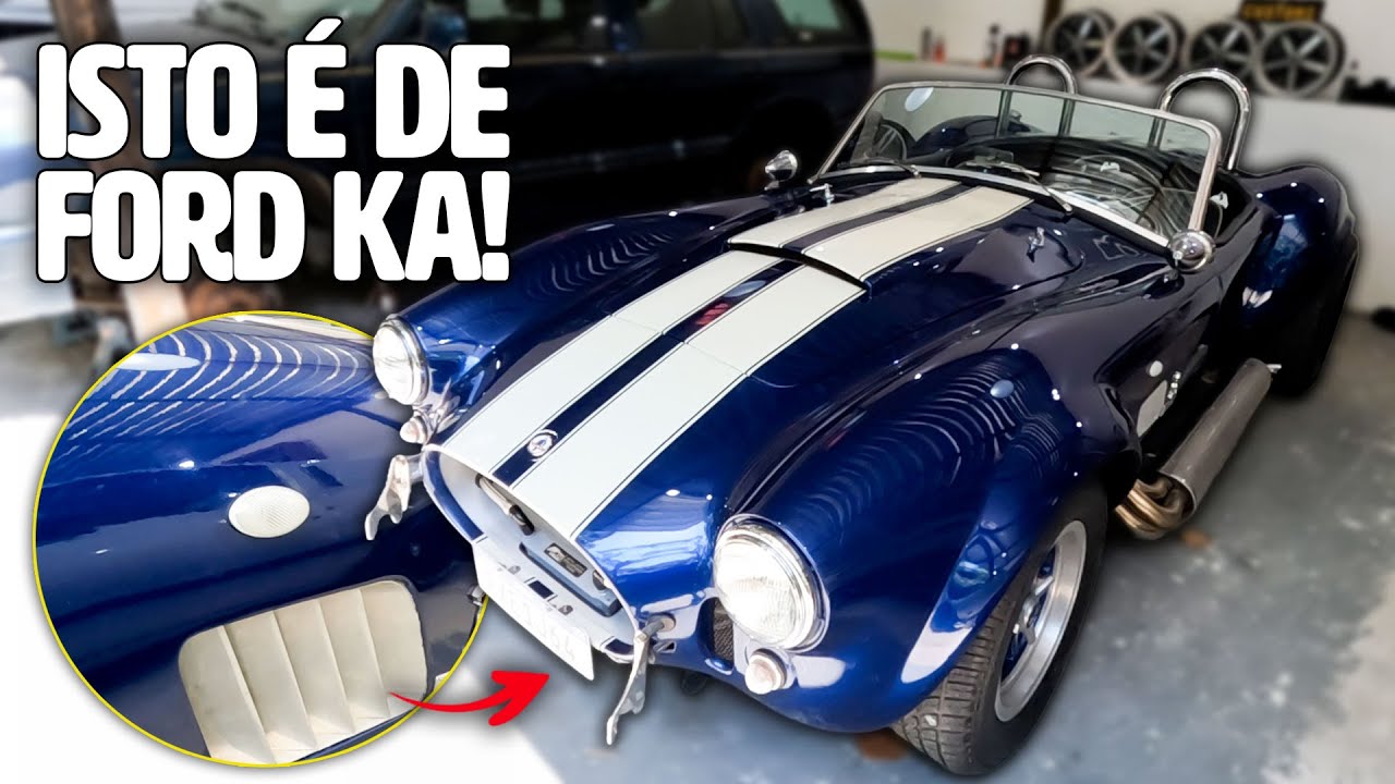 MOSTRANDO NA LATA TODOS OS DEFEITOS QUE ESTA R&Eacute;PLICA DE SHELBY COBRA POSSUI!! QUANTA BIZARRICE 🤢