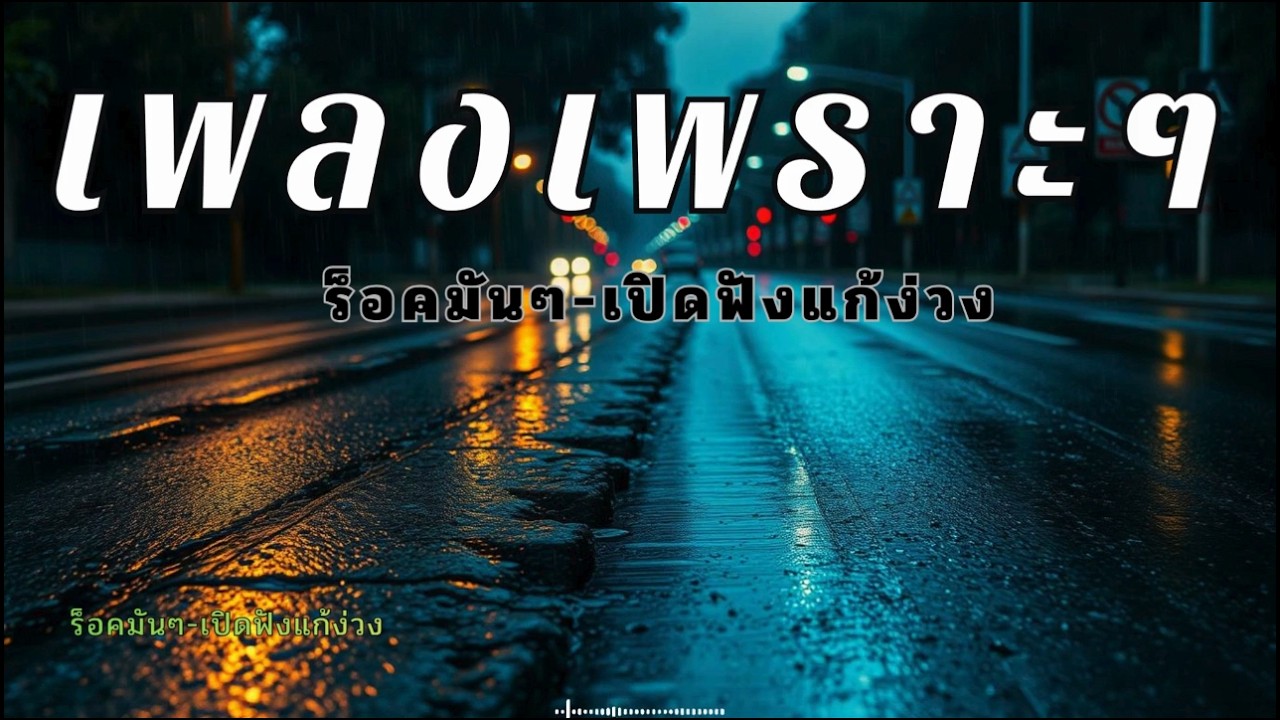 รวมเพลงเพราะๆแนวร็อคนุ่มๆ สใตล์ยุค90 ฟังเพลินๆตอนขับรถทางไกล