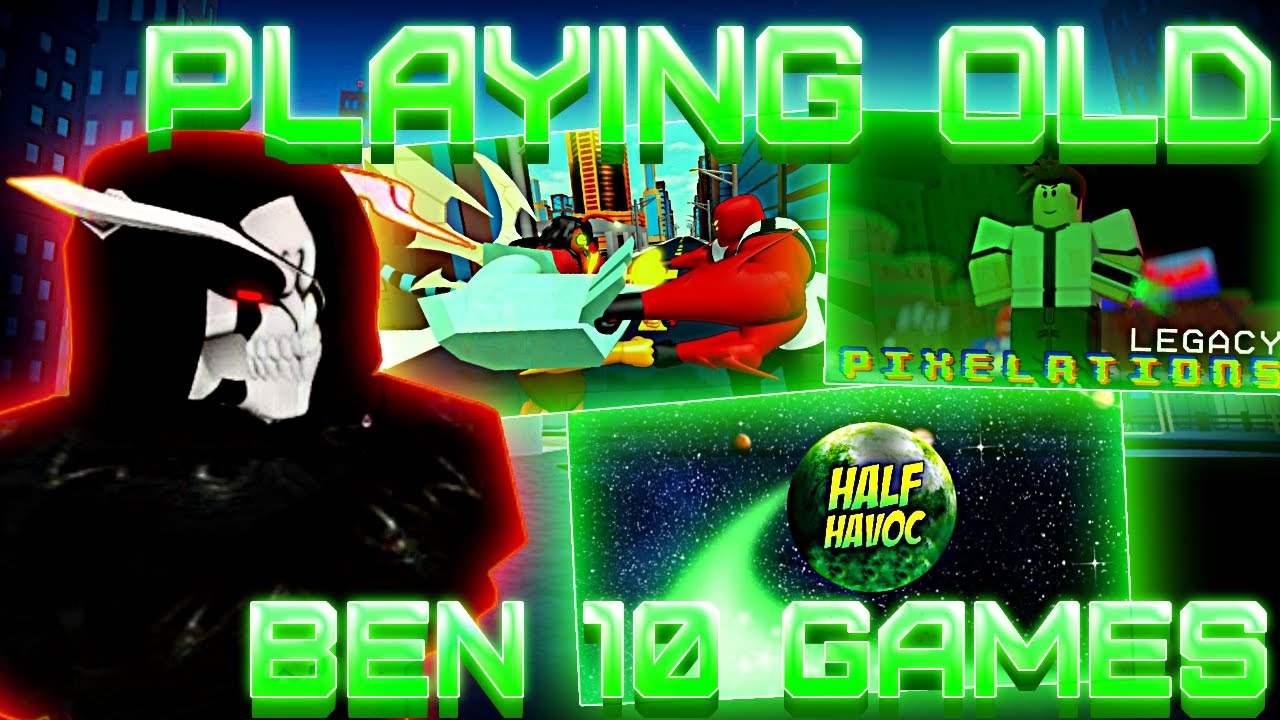 ИГРАЮ В СТАРЫЕ ИГРЫ BEN 10!!! - Roblox Ben 10