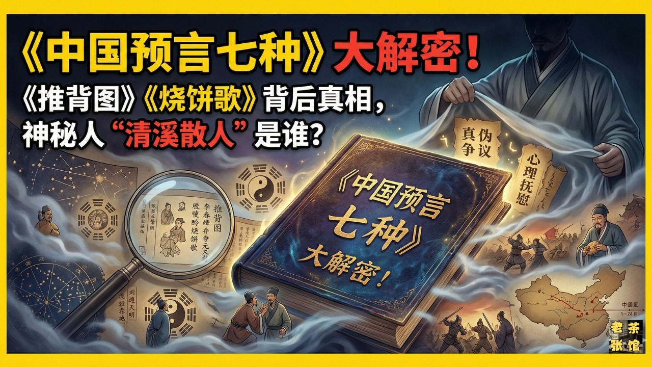 揭秘民国第一玄学奇书《中国预言七种》！《推背图》《烧饼歌》背后的惊世骗局！深度解读中国人的天命观！