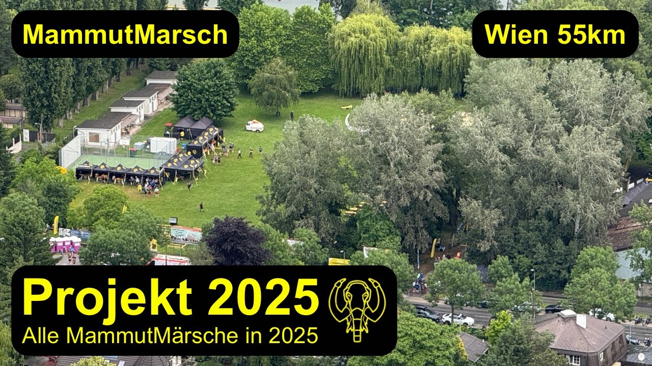 MammutMarsch Wien 55km 2025 | Eine weitere Hitzeschlacht! Diesmal evtl. auch mit Abkühlung?