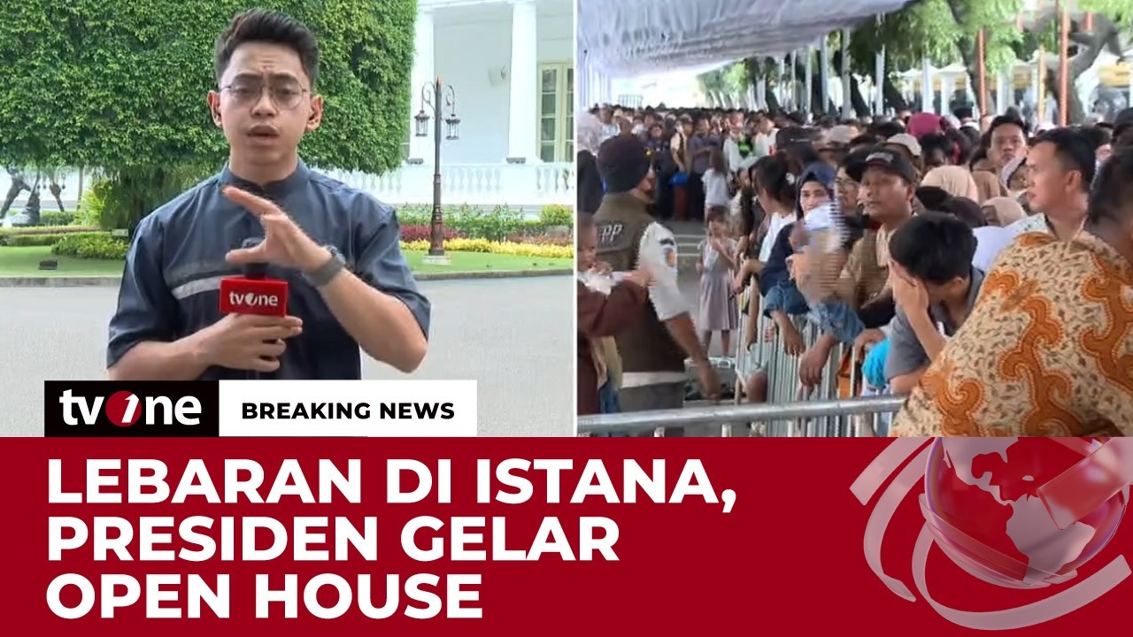 Presiden Prabowo Gelar Open House Lebaran di Istana | Breaking News