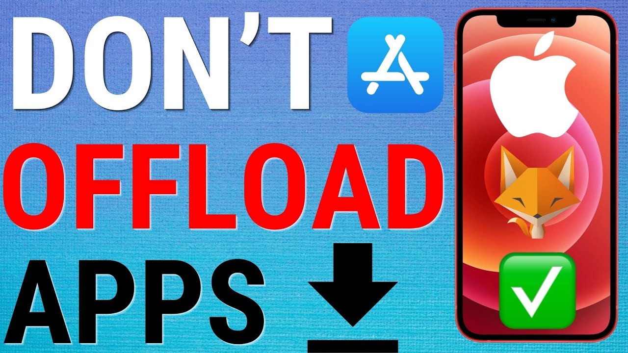 Stop iPhone & iPad Offloading Apps