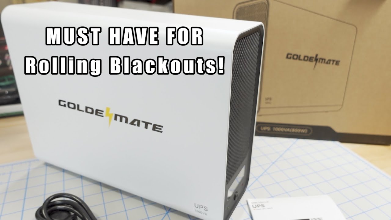 GOLDENMATE UPS 1000VA 800W Review 💡