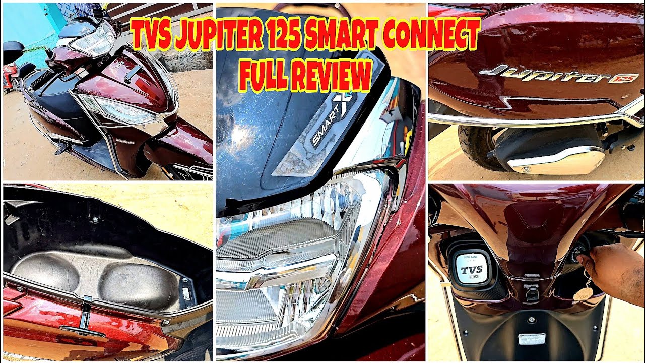 Tvs jupiter 125 smartconnect full review.