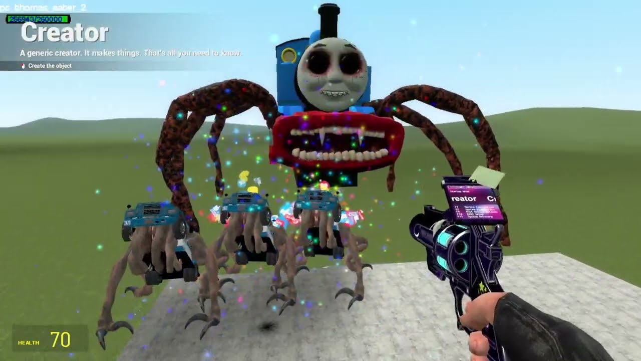 Building a Thomas Train Chased By Thomas Train Eater,Project-1 Shed 17 in Garry's Mod