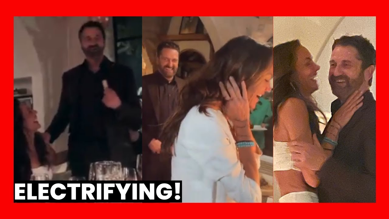 Gerard Butler | ELECTRIFYING! BEAUTIFUL moments of Gerry & Morgan Brown at her birthday party!