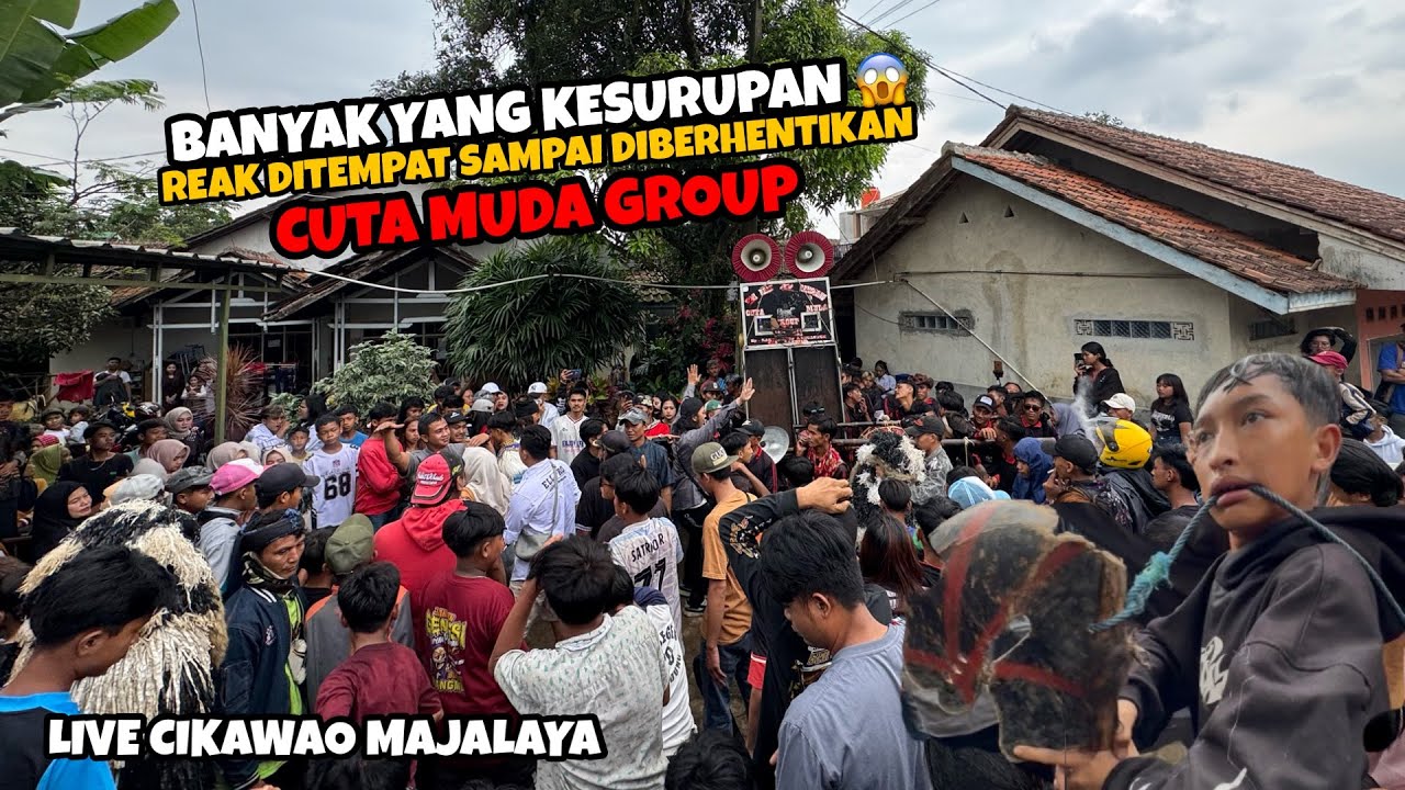 REAK DITEMPAT SAMPAI DIBERHENTIKAN ‼️ CUTA MUDA GROUP LIVE CIKAWAO MAJALAYA