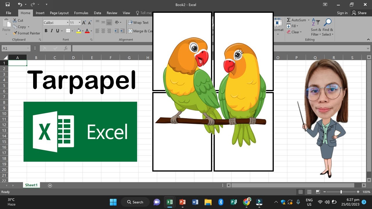PAANO GUMAWA NG TARPAPEL SA MS EXCEL | Teacher Lee YT