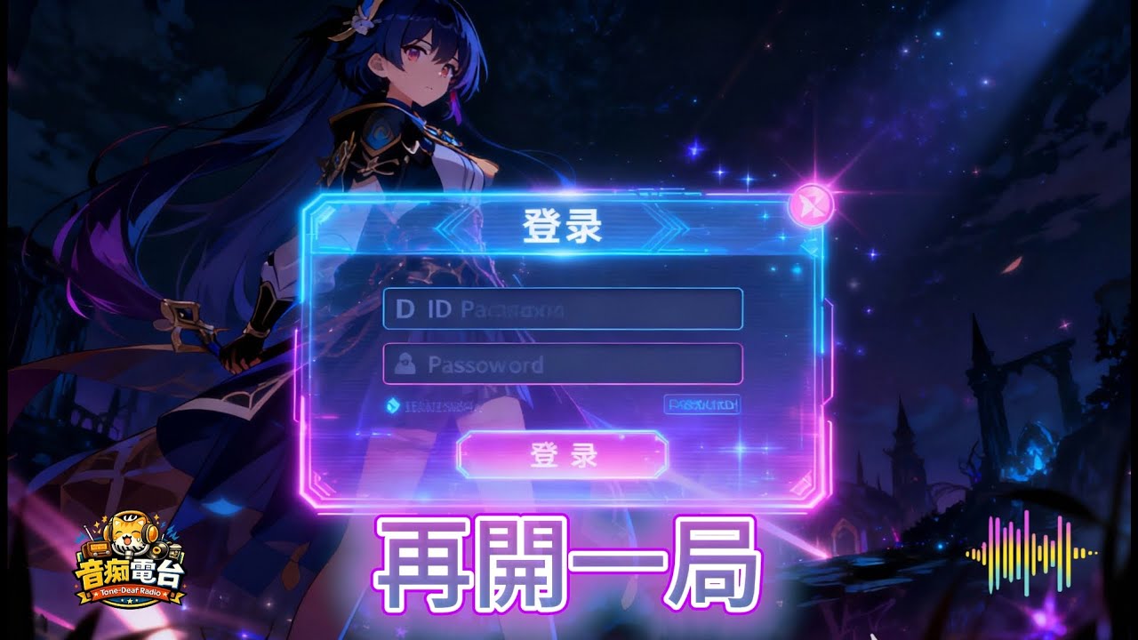 《再開一局》音痴電台｜是一首以日本動漫風格包裝的熱血中文歌曲，把每天上班、撐過現實的日常，描寫成一場不斷重開的人生 RPG。