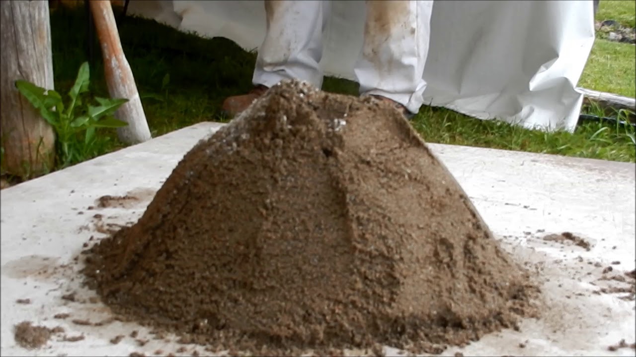 Hot mortar mix