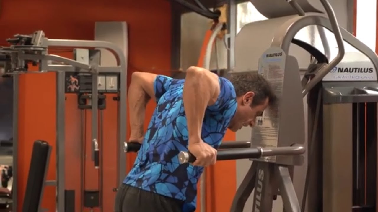 How to Use a Dip Bar machine Machine/کار با دستگاه بارفیکس پارالل
