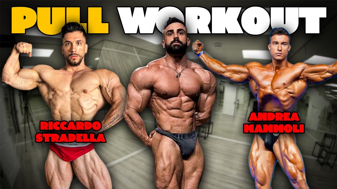 Road to Arnold Classic parte 1 | Pull Day con Stefan Kienzl,  Andrea Mammoli e Riccardo Stradella