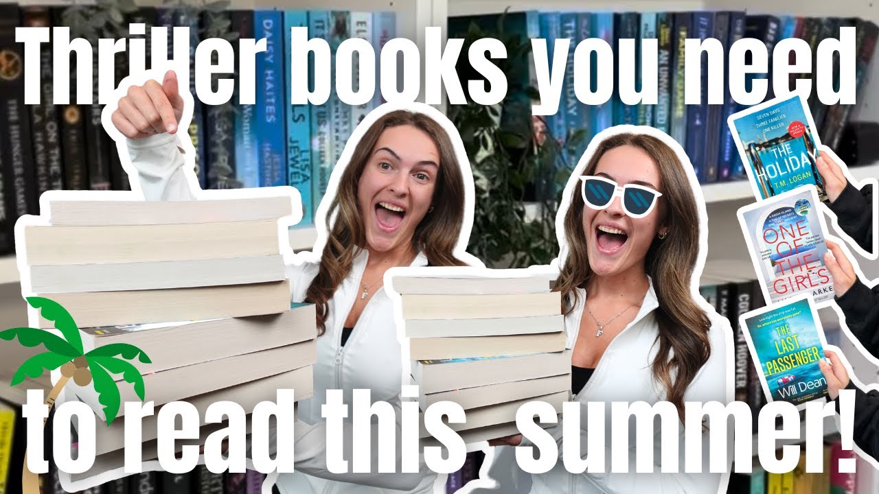 Рекомендации по летним триллерам (для чтения у бассейна) 🥥🌴☀️ | booktube