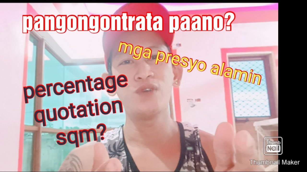 paano mangontrata Ng Bahay alamin Ang ibat iBang klase kung paano mangontrata panuodin Hanggang dulo