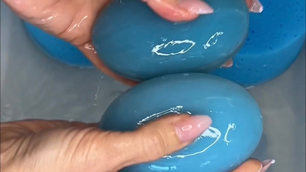 Blue Soap ASMR | SoaPeaceful