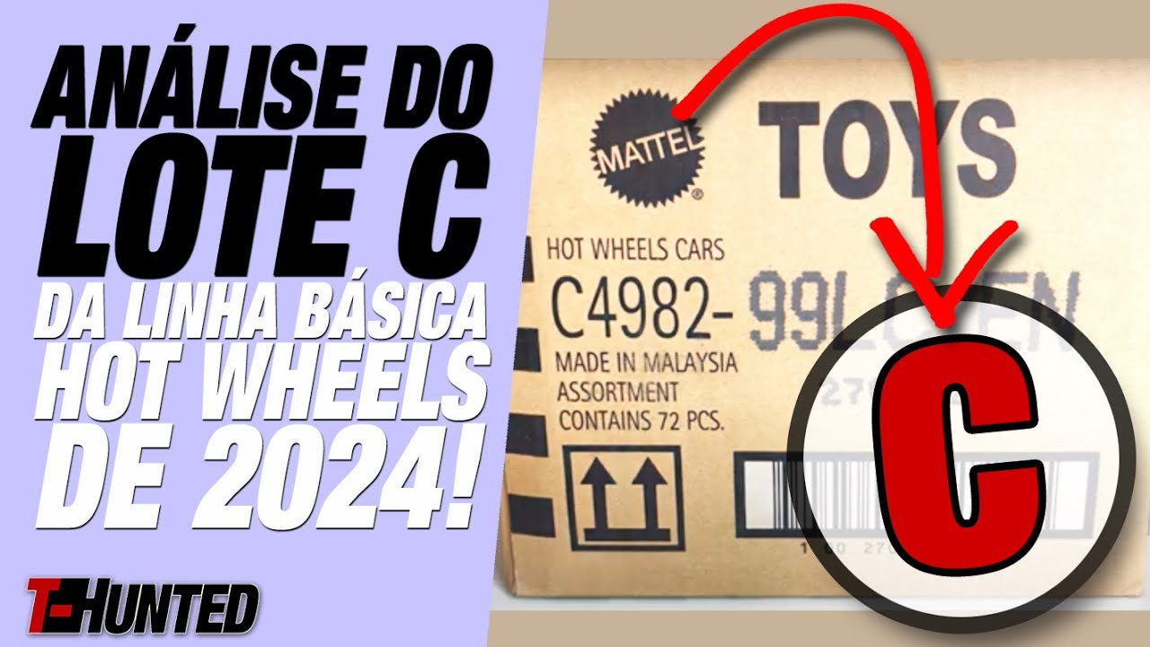 A análise do lote “C” da linha básica Hot Wheels de 2024! E tem um inédito Batmóvel!