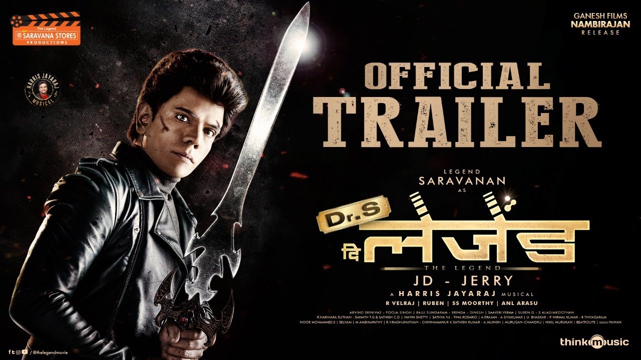 The Legend - Official Hindi Trailer | Legend Saravanan, Urvashi Rautela | Harris Jayaraj | JD &ndash;Jerry