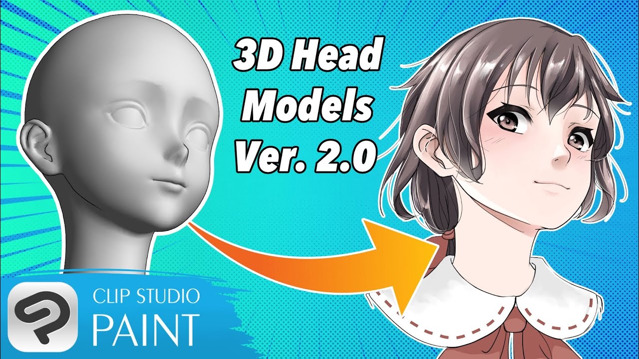 Draw MANGA with CLIP STUDIO PAINT Ver.2.0 3D models