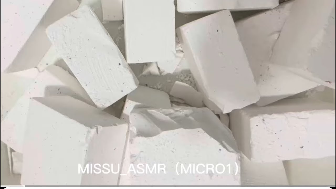 MICRO1&ndash;ASMR/ gym chalk//fresh and dyed gym chalk /Satisfying ASMR/Sleep Aid Oddly