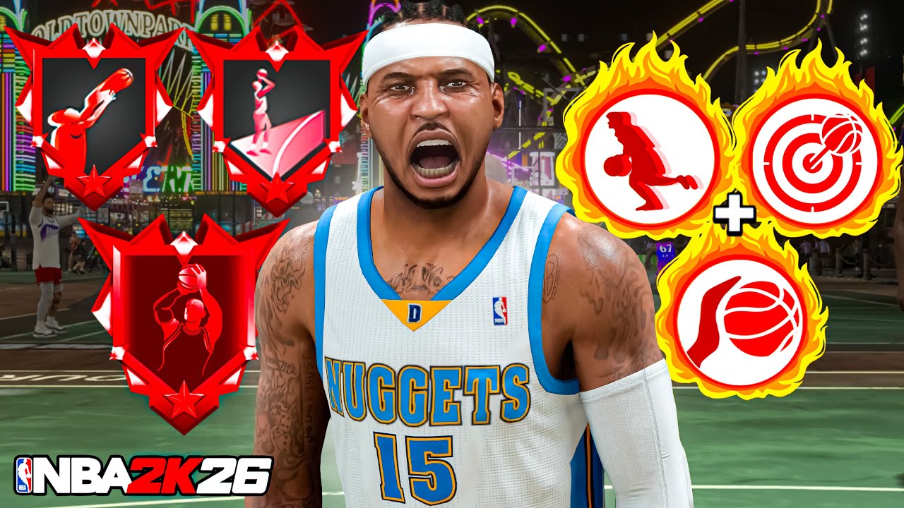 6&rsquo;7 CARMELO ANTHONY BUILD is DOMINATING OLD TOWN on NBA 2K26!