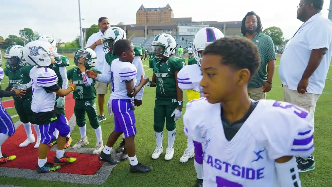 8U EASTSIDE RAIDERS VS THE DETROIT SPARTANS WK1