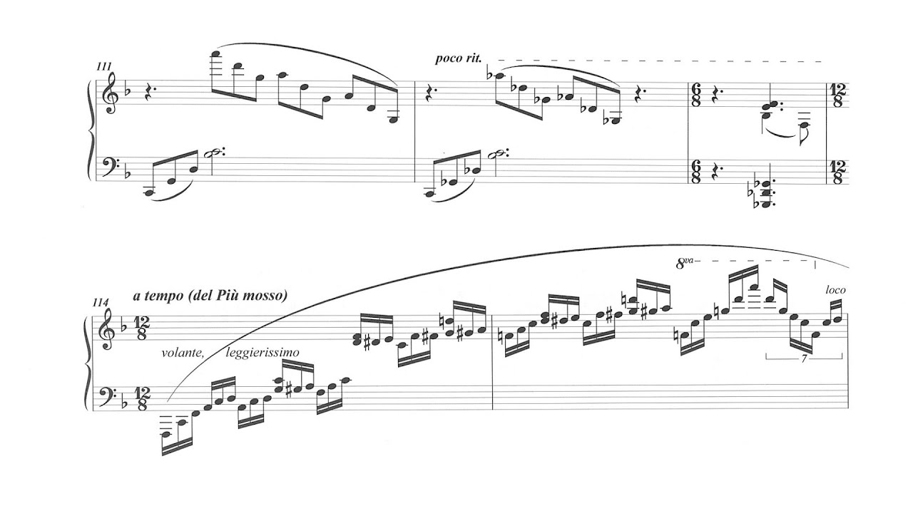 Marc-André Hamelin - Theme and variations 'Cathy's Variations' (2007) [Score-Video]