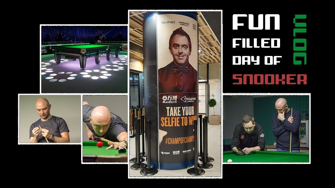 Fun Filled Day of Snooker VLOG | Coaching Session & Trip to Champion Of Champions 2019!