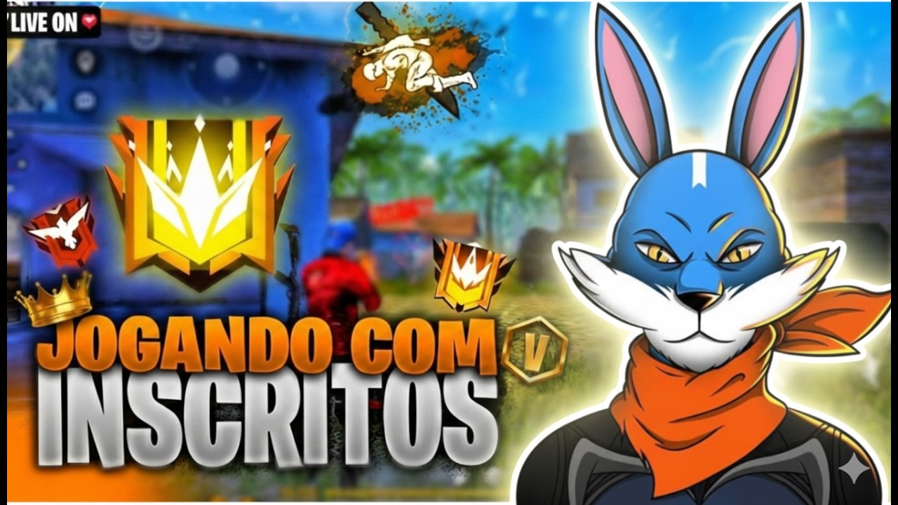 SEM SENSI BORA JOGAR BR RANK RUMO AO ELITE FREEFIRE