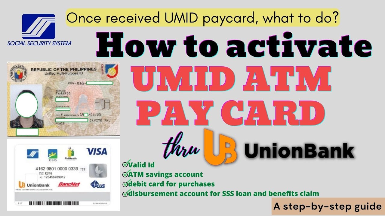 PART2 How to activate your UMID ATM PAYCARD once received the card | SSS Disbursement Account | DAEM