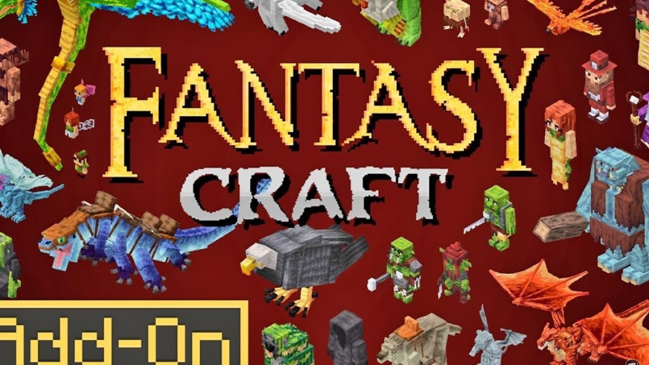 Fantasy craft addon MCPE 1.21.62 latest version #minecraft #modpack