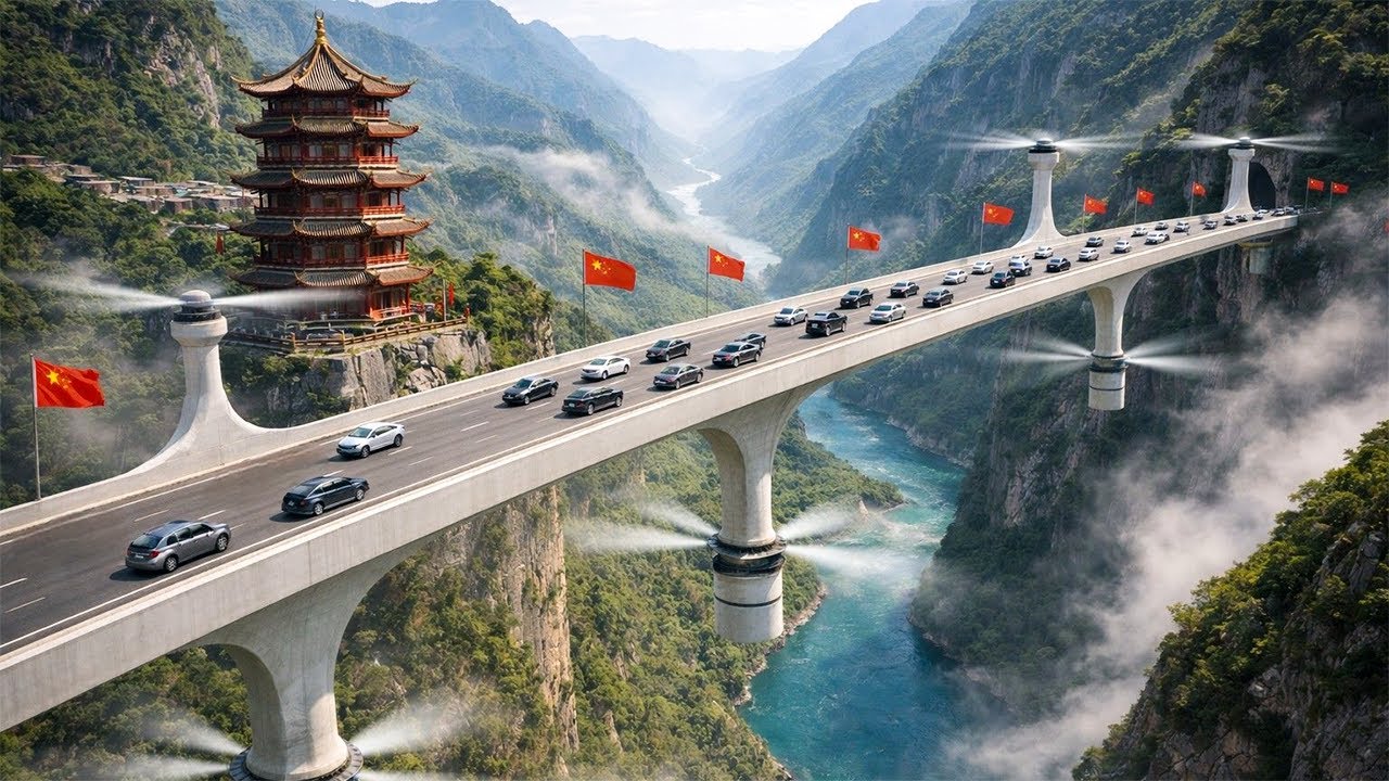 China’s MASSIVE Mountain Bridge Built at EXTREME Altitude the World Cannot Ignore