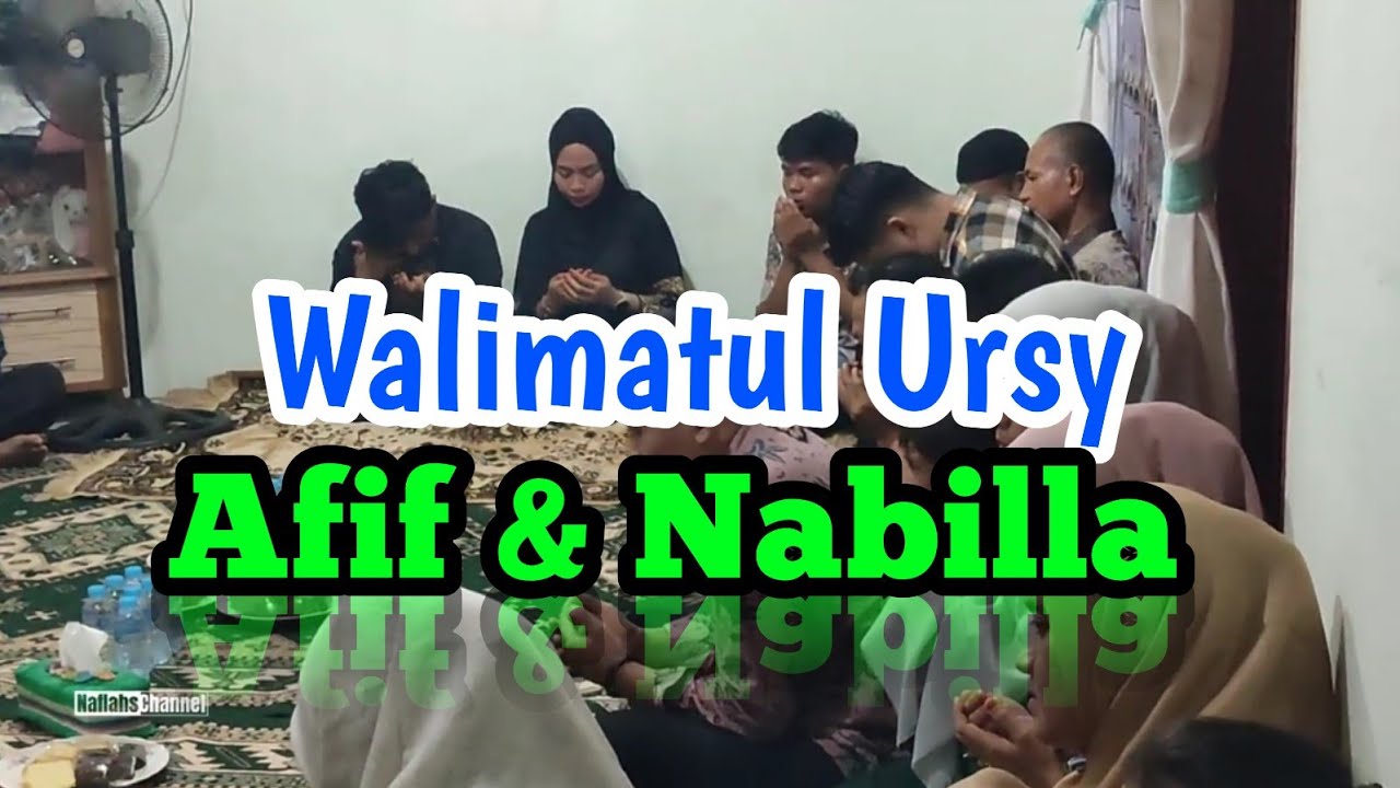 @naflahs56  | Walimatul Ursy, Afif dengan Nabilla 