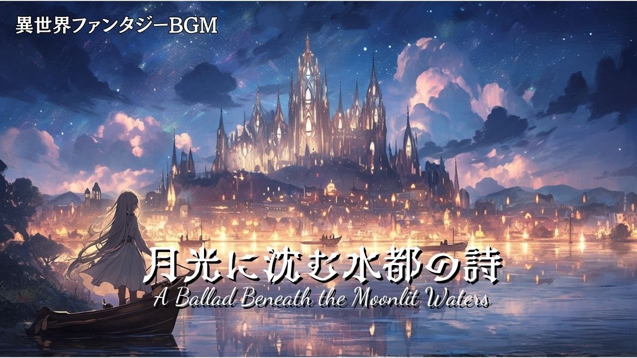 月光に沈む水都の詩｜A Ballad Beneath the Moonlit Waters【幻想ケルトBGM / Celtic Fantasy Music】