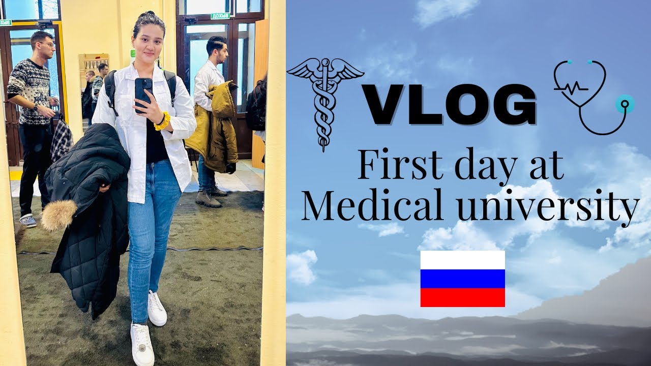 First Day of Med School🩺🤍| MBBS🇷🇺| Privolzhsky Research Medical University