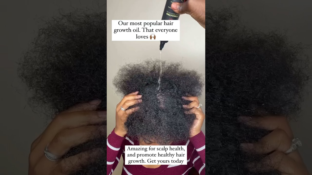 Stimulating hair growth oil for massive hair growth #shorts