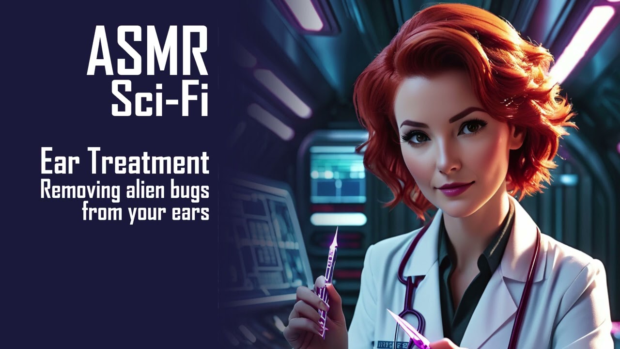 ASMR Sci Fi: Ear Treatment - Removing Alien Bugs From Your Ears