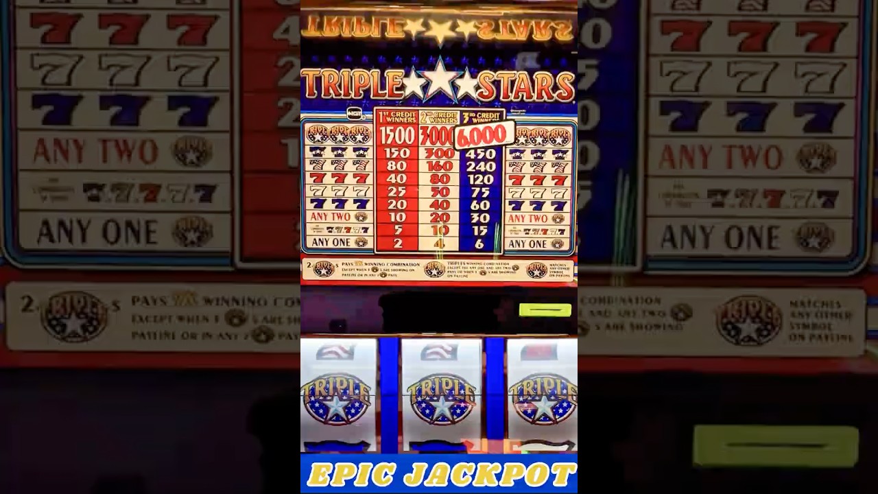 RARE Triple Stars Run INSANE Payout #slots #casino #jackpot
